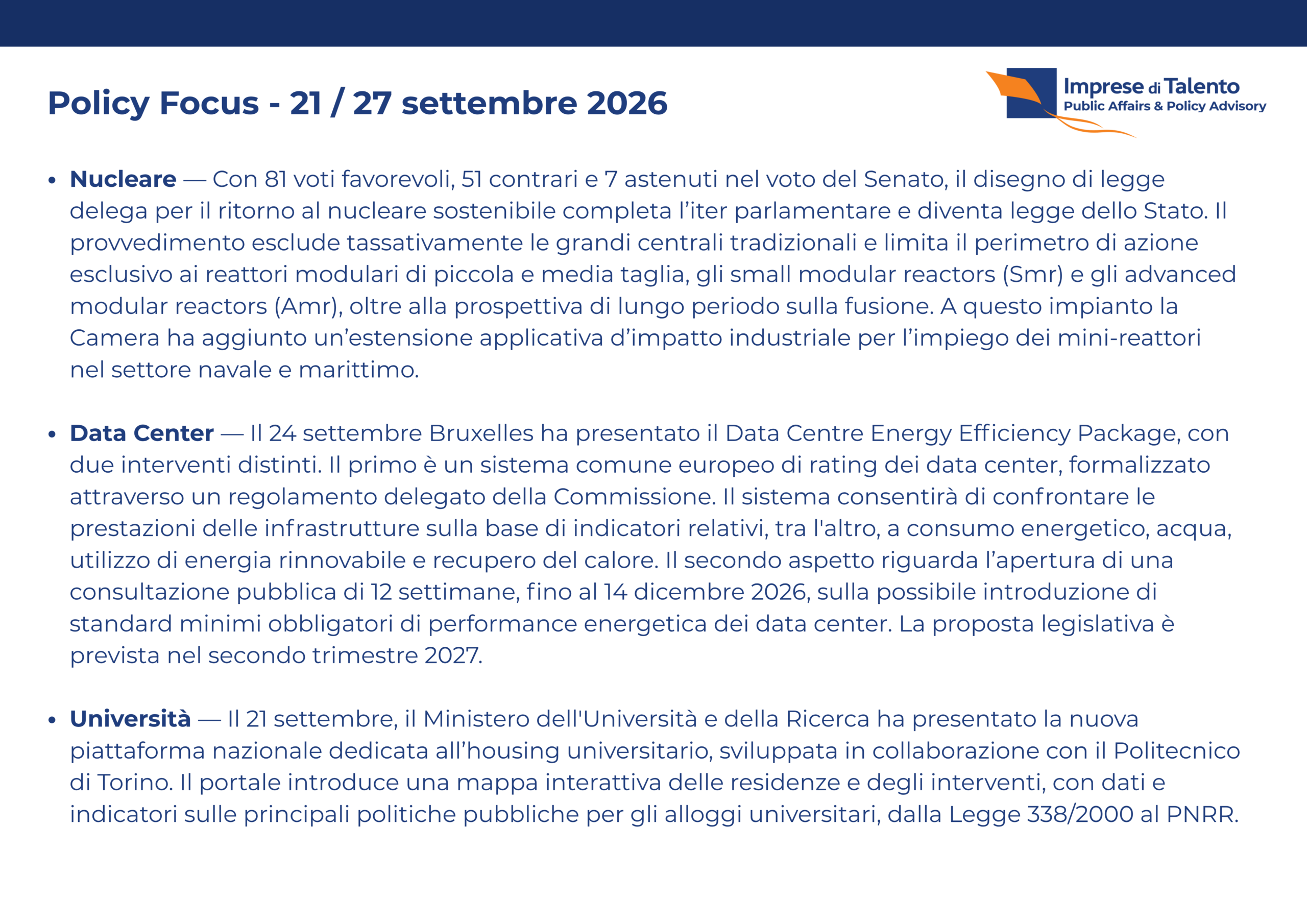 Policy Focus 